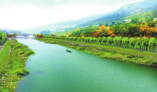 巴中巴河美得超乎想象，禅香佛影段。效果图