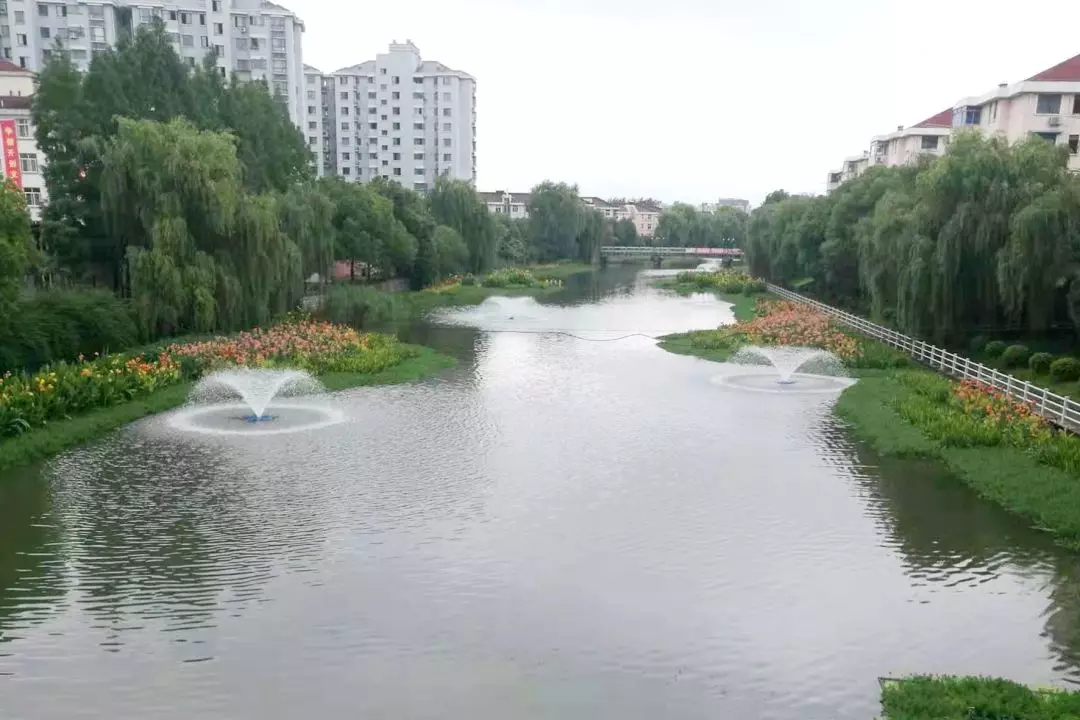 普陀区新槎浦普陀段(超大流量提水曝气机) 普陀区新槎浦普陀段(超大流量提水曝气机)